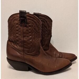 Zodiac Western Leather Boots Women's 7m Brown
